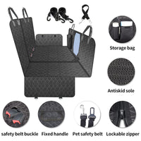 4-in-1 Multi-Function Car Back Seat Cover Pet Dog Waterproof Hammock Protective Pad Kings Warehouse 