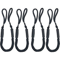 4 Pack Marine Bungee Dock Line Boat Mooring Rope Anchor Cord Stretch Kings Warehouse 