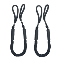 4 Pack Marine Bungee Dock Line Boat Mooring Rope Anchor Cord Stretch Tools Kings Warehouse 