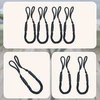 4 Pack Marine Bungee Dock Line Boat Mooring Rope Anchor Cord Stretch Tools Kings Warehouse 