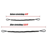 4 Pack Marine Bungee Dock Line Boat Mooring Rope Anchor Cord Stretch Tools Kings Warehouse 