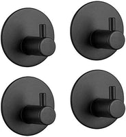 4 Pack Stainless Steel self-Adhesive Wall Hook for Bathroom and Kitchen Kings Warehouse 