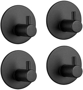 4 Pack Stainless Steel self-Adhesive Wall Hook for Bathroom and Kitchen Kings Warehouse 