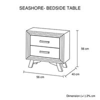 4 Pieces Bedroom Suite Queen Size Silver Brush in Acacia Wood Construction Bed, Bedside Table & Dresser Furniture Kings Warehouse 