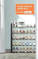 4 tier Shoe Rack Storage Organiser (White) Kings Warehouse 