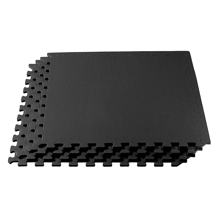4 Tiles EVA Interlocking Gym Floor Mats – Home Fitness Puzzle Exercise Mat Set Sports & Fitness Kings Warehouse 