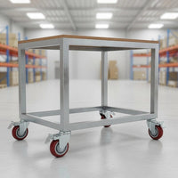 4 x 4" Heavy Duty PU Swivel Castor Wheels With Brake Tools Kings Warehouse 