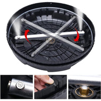 4000 PSI 44CM Pressure Washer Surface Cleaner with 2 Extension Wands Tools Kings Warehouse 