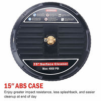 4000 PSI 44CM Pressure Washer Surface Cleaner with 2 Extension Wands Tools Kings Warehouse 