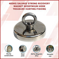 400Kg Salvage Strong Recovery Magnet Neodymium Hook Treasure Hunting Fishing Outdoor Recreation Kings Warehouse 
