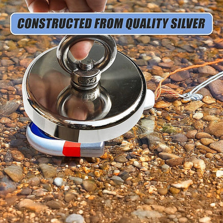 400Kg Salvage Strong Recovery Magnet Neodymium Hook Treasure Hunting Fishing Outdoor Recreation Kings Warehouse 