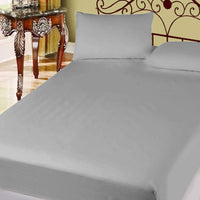 400TC Cotton Percale Super Queen Combo Set 50cm Wall Grey Home & Garden Kings Warehouse 