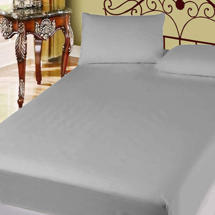400TC Cotton Percale Super Queen Combo Set 50cm Wall Grey Home & Garden Kings Warehouse 