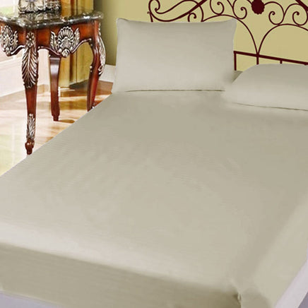 400TC Cotton Percale Super Queen Combo Set 50cm Wall Taupe Home & Garden Kings Warehouse 
