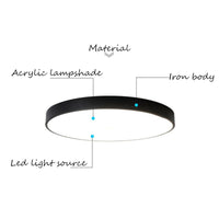 40CM LED Ceiling Light Modern Surface Mount Flush Panel Downlight Ultra-thin Kings Warehouse 