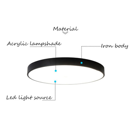 40CM LED Ceiling Light Modern Surface Mount Flush Panel Downlight Ultra-thin Kings Warehouse 