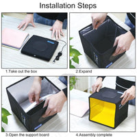 40CM Portable Photo Studio LED Light Tent Bar Cube Soft Box Room Photography Kings Warehouse 