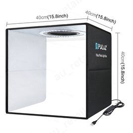 40CM Portable Photo Studio LED Light Tent Bar Cube Soft Box Room Photography Kings Warehouse 