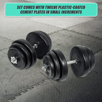 40KG Dumbbell Adjustable Weight Set Sports & Fitness Kings Warehouse 