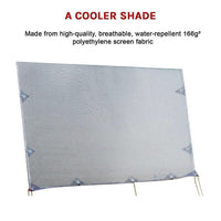 4.3m Caravan Privacy Screen Side Sunscreen Sun Shade for 15' Roll Out Awning Home & Garden Kings Warehouse 