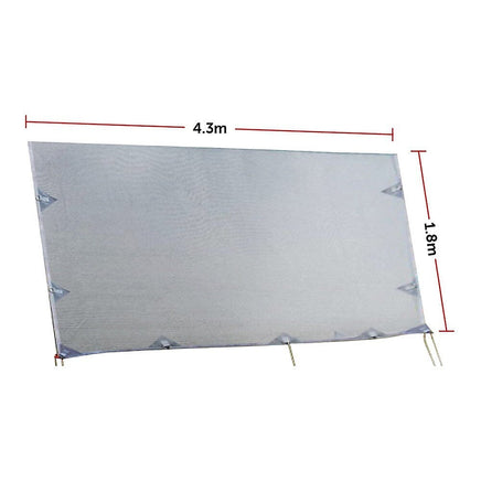 4.3m Caravan Privacy Screen Side Sunscreen Sun Shade for 15' Roll Out Awning Home & Garden Kings Warehouse 