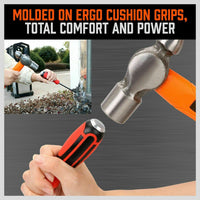 44-Piece Impact Screwdriver Set with Magnetic Bits, High Torque Hex Keys and Rack with Color Grip Tools Kings Warehouse 