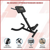 45-Degree Hyperextension Bench Sports & Fitness Kings Warehouse 