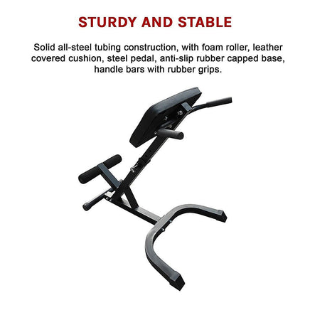 45-Degree Hyperextension Bench Sports & Fitness Kings Warehouse 