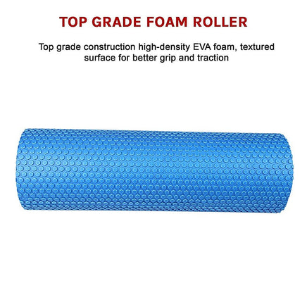 45 x 15cm Physio Yoga Pilates Foam Roller Sports & Fitness Kings Warehouse 