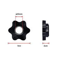 45cm - 1 Pair Dumbbell Bar 25mm Diameter - PVC Coated Dumbell Handle Sports & Fitness Kings Warehouse 