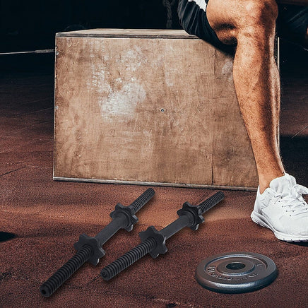 45cm - 1 Pair Dumbbell Bar 25mm Diameter - PVC Coated Dumbell Handle Sports & Fitness Kings Warehouse 