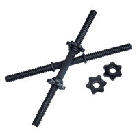 45cm - 1 Pair Dumbbell Bar 25mm Diameter - PVC Coated Dumbell Handle Sports & Fitness Kings Warehouse 