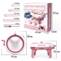 48 Needles DIY Knitting Machine Weaving Swift Yarn Fiber String Ball Wool Winder Kings Warehouse 