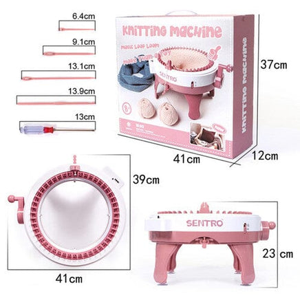 48 Needles DIY Knitting Machine Weaving Swift Yarn Fiber String Ball Wool Winder Kings Warehouse 