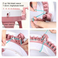 48 Needles DIY Knitting Machine Weaving Swift Yarn Fiber String Ball Wool Winder Kings Warehouse 