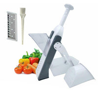 4In1 Multifunctional Kitchen Chopping Artifact Vegetable Slicer Food Chopper Blue Kings Warehouse 