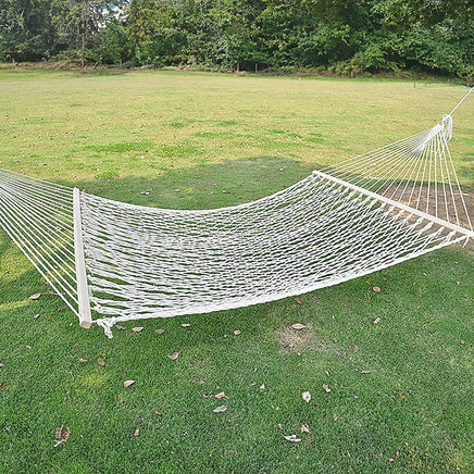 4m Traditional Cotton Rope Hammock with Hanging Hardware Home & Garden Kings Warehouse 