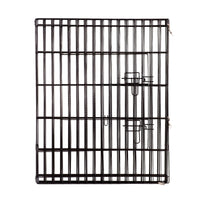 4Paws 8 Panel Playpen Puppy Exercise Fence Cage Enclosure Pets Black All Sizes - 24" - Black Afterpay Day: Pet Paradise Kings Warehouse 