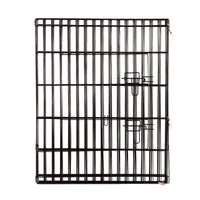 4Paws 8 Panel Playpen Puppy Exercise Fence Cage Enclosure Pets Black All Sizes - 30" - Black Kings Warehouse 