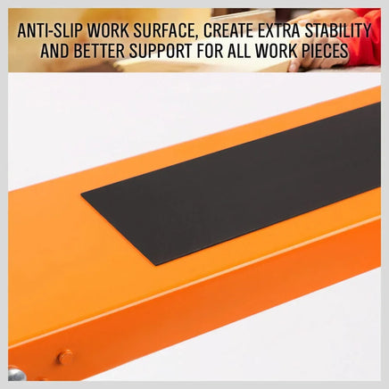 4Pc Mastercraft Sawhorse Metal Folding Non-slip Surface Saw Horse 120KG Capacity Home & Garden Kings Warehouse 
