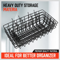 4Pc Pegboard Baskets Set Storage Bins Peg Board Organizer 4 Size Display Hangers Home & Garden Kings Warehouse 