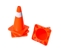 4pcs 45cm Road Traffic Cones Reflective Overlap Parking Emergency Safety Cone Kings Warehouse 