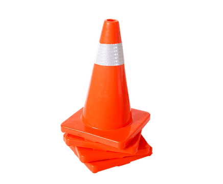 4pcs 45cm Road Traffic Cones Reflective Overlap Parking Emergency Safety Cone Kings Warehouse 