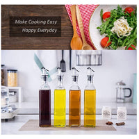 4PCS 500ml Olive Oil Vinegar Pourer Dispenser Cooking Glass Bottle Kitchen Tools Kings Warehouse 