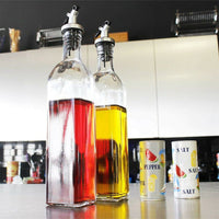 4PCS 500ml Olive Oil Vinegar Pourer Dispenser Cooking Glass Bottle Kitchen Tools Kings Warehouse 