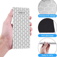 4pcs Diamond Knife Sharpener Sharpening Stone Honeycomb Grind Sharpener Kit Kings Warehouse 