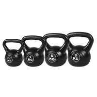 4pcs Exercise Kettle Bell Weight Set 20KG Sports & Fitness Kings Warehouse 