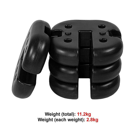 4pcs Outdoor Canopy Tent Leg Weights Anchor Stand Heavy Duty Gazebo Discs Base Home & Garden Kings Warehouse 
