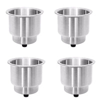 4PCS Stainless Drink Cup Holder Insert for Boat/Car/Truck RV/Camper/Yacht/Sofa Kings Warehouse 