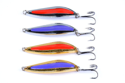 4x 10g Metal Spoon Fishing Hard Lure Spinner Spoon Baits Kings Warehouse 